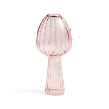 Vase champignon rose