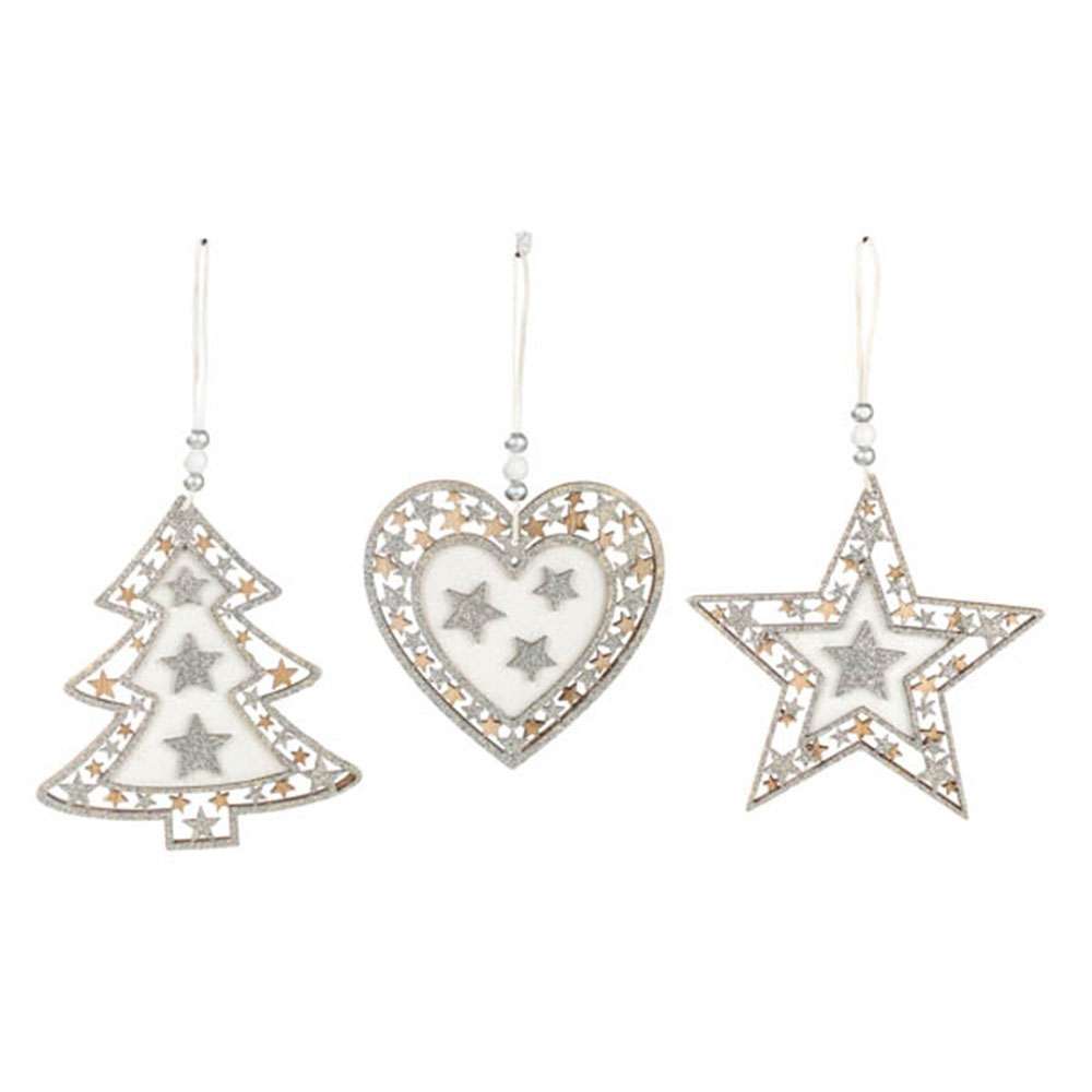 Star Tree Heart Ornament