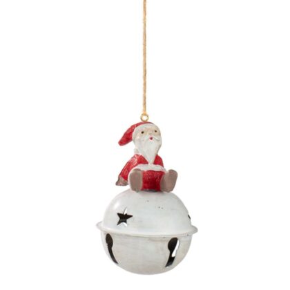 Bell with Santa Ornament