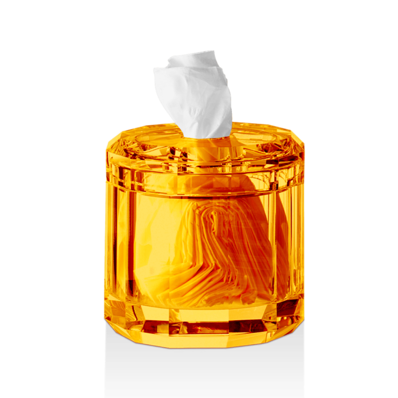Tissue Box Amber