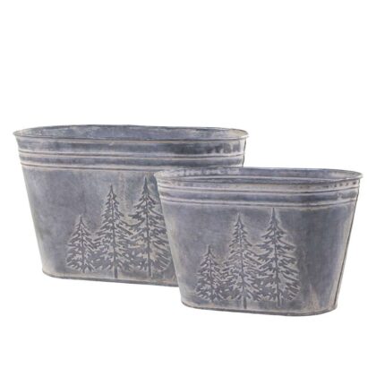 Flowerpot with Trees