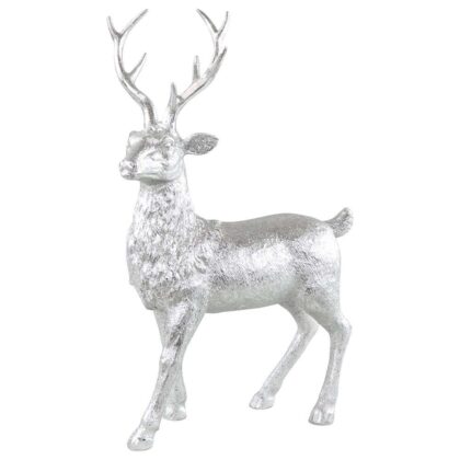 Medium Silver Deer Figure