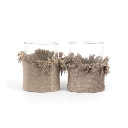 The Oh My Gee Candle Holder - Concrete Velvet - Lb