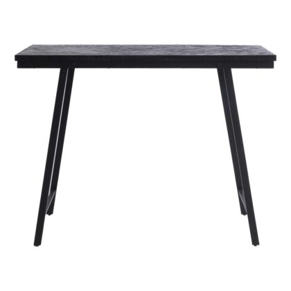 Herringbone High Table - Black