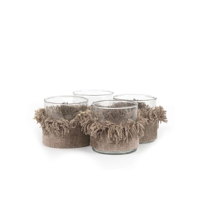 The Oh My Gee Candle Holder - ConcreteVelvet - S