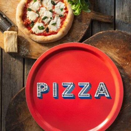 Pizza Red Tray