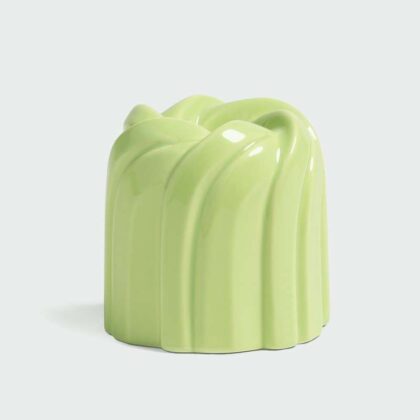 Green Turban Candle Holder