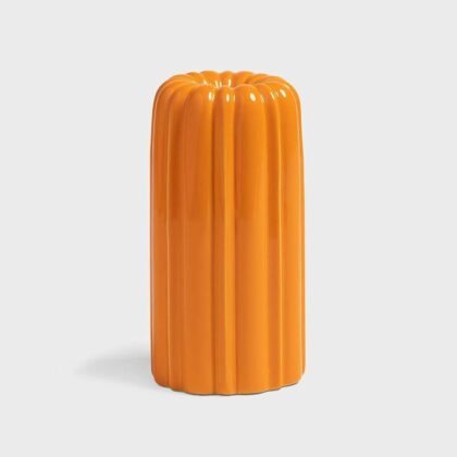 Orange Turban Candle Holder