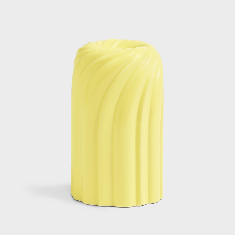 Candle holder yellow