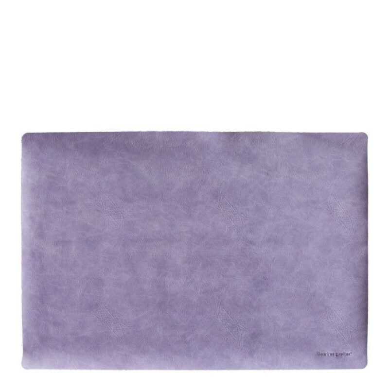Lavender Fake Leather Tablemat