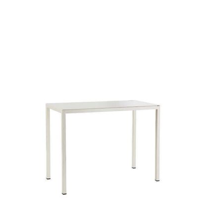 Linear Iron Table Cream Colour