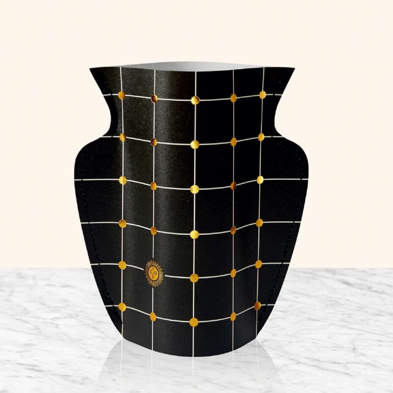 Lido Black Mini Paper Vase 2