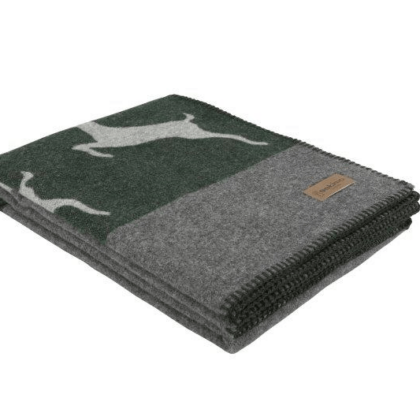 Grey Running Deer Blanket