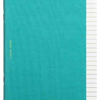 Classic Notes Notebook Turquoise