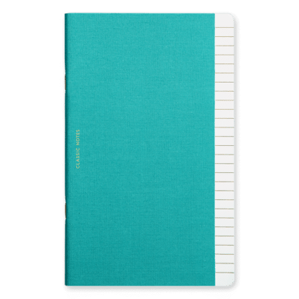 Turquoise notebook