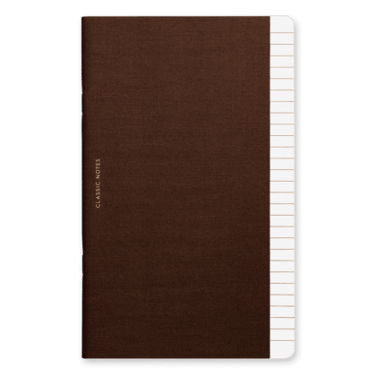 Brown notebook