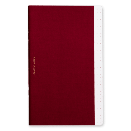 Wine colored notebook