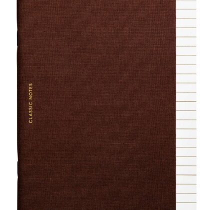 Classic Notes Notebook Brown