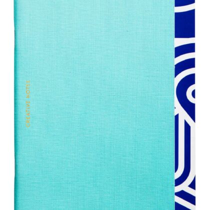 light blue Creative Notes Notebook