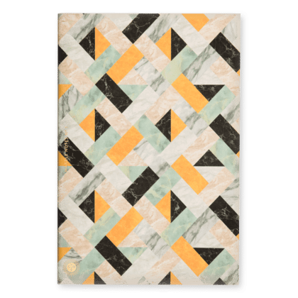 Notebook with marble shaped cover