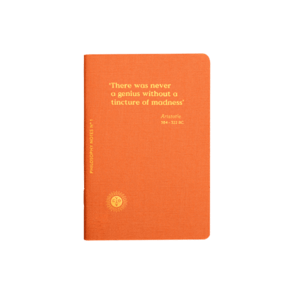 Orange passport notebook