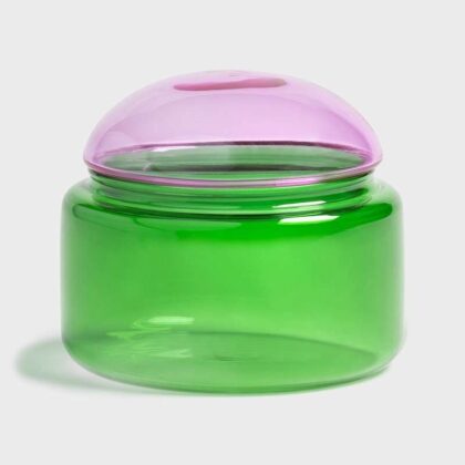 Green Puffy Jar