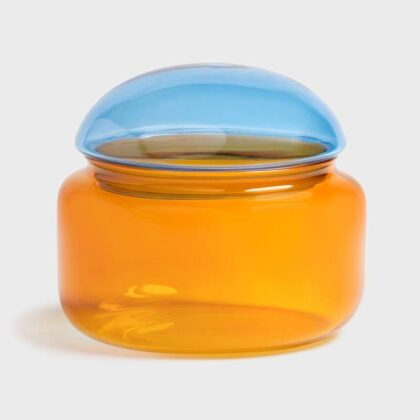 Orange Puffy Jar