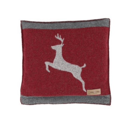 Red Running Deer Cushion