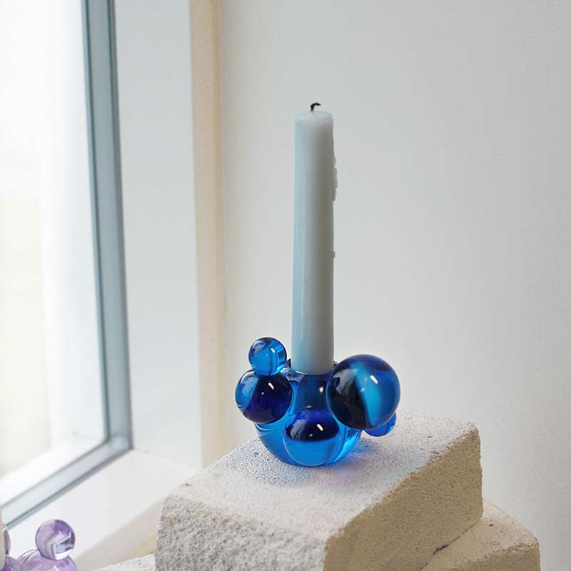 Bubble Candle - Blue
