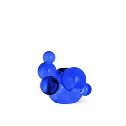 Blue Bubble Candle Holder