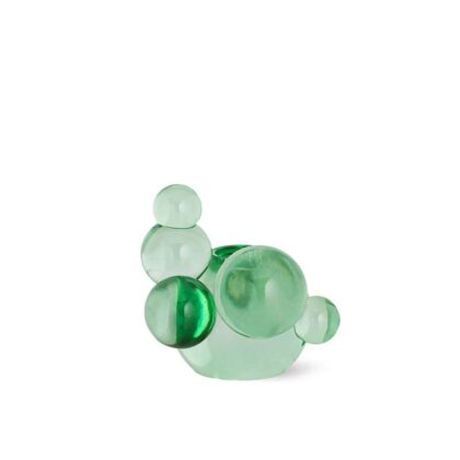 Green Bubble Candle Holder