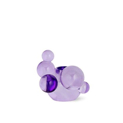 Purple Bubble Candle Holder