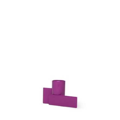 Purple Icon Candle Holder
