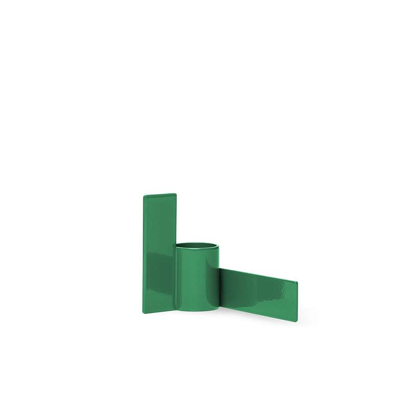 Green Icon Candle Holder