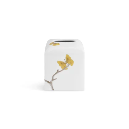 Butterfly Ginkgo Bath Collection - Tissue Box Holder