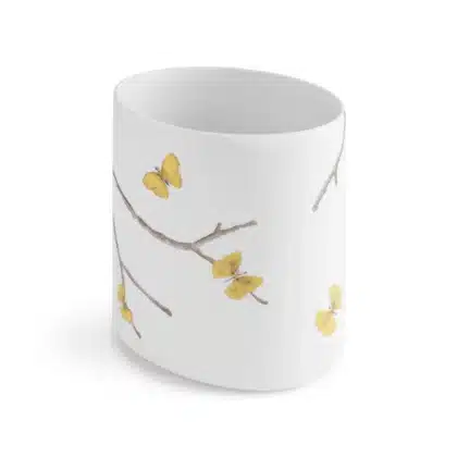 Butterfly Ginkgo Bath Collection - Waste Basket