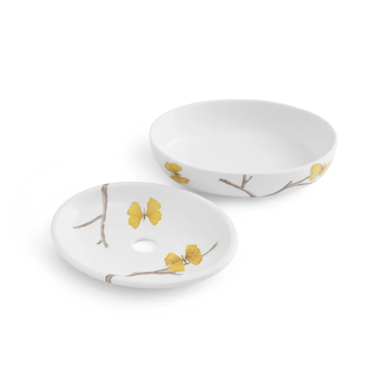 Butterfly Ginkgo Bath Collection – Soap Dish