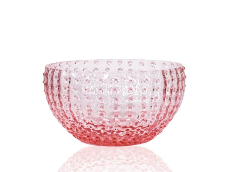 Hobnail Large Bowl - Light Rosa