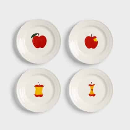 Set of 4 Porcelain Plates