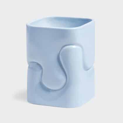 Puffy Light Blue Vase