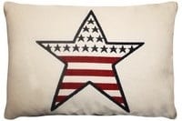 Cotton Cushion with US star on it