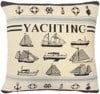 Cotton Cushion with ships on it