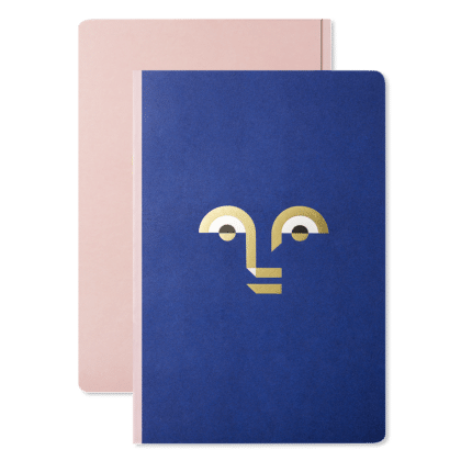 A5 Notebook with a face