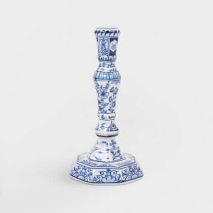 Blue Candle Holder made from porcelain