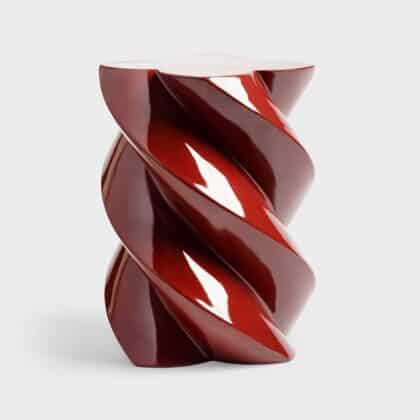 red pillar with marshmallow shape