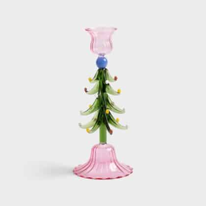 Candle Holder with a Christmas tree shape