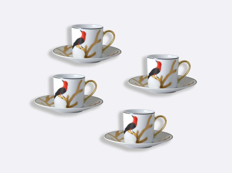 Bernardaud bird espresso cup