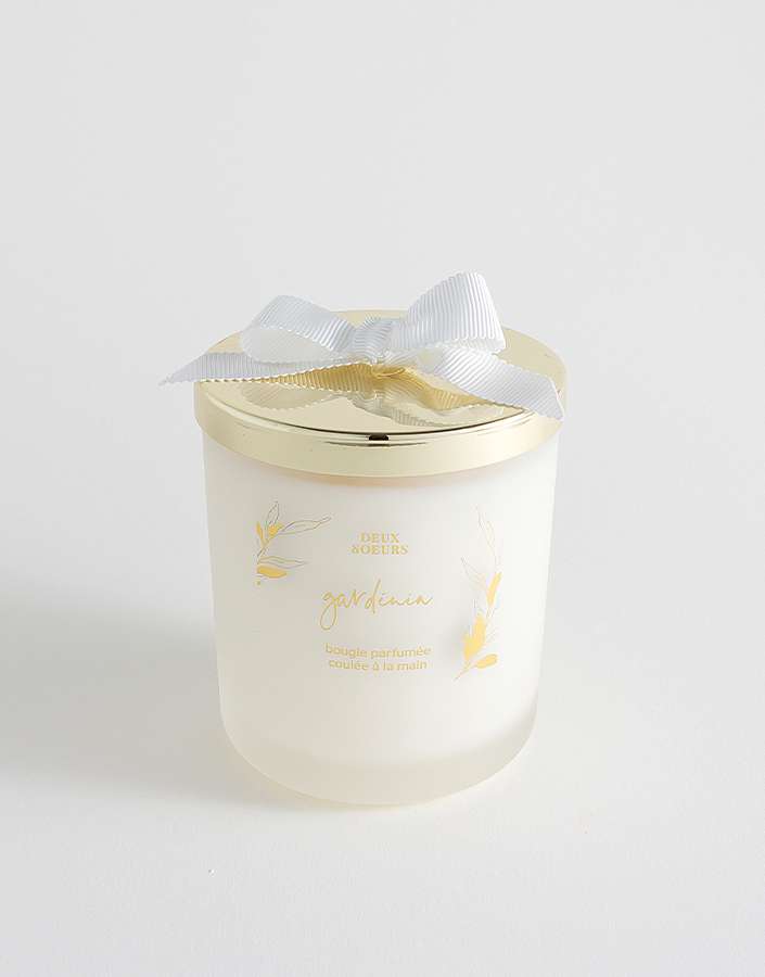 image gardenia scented candle deux soeurs
