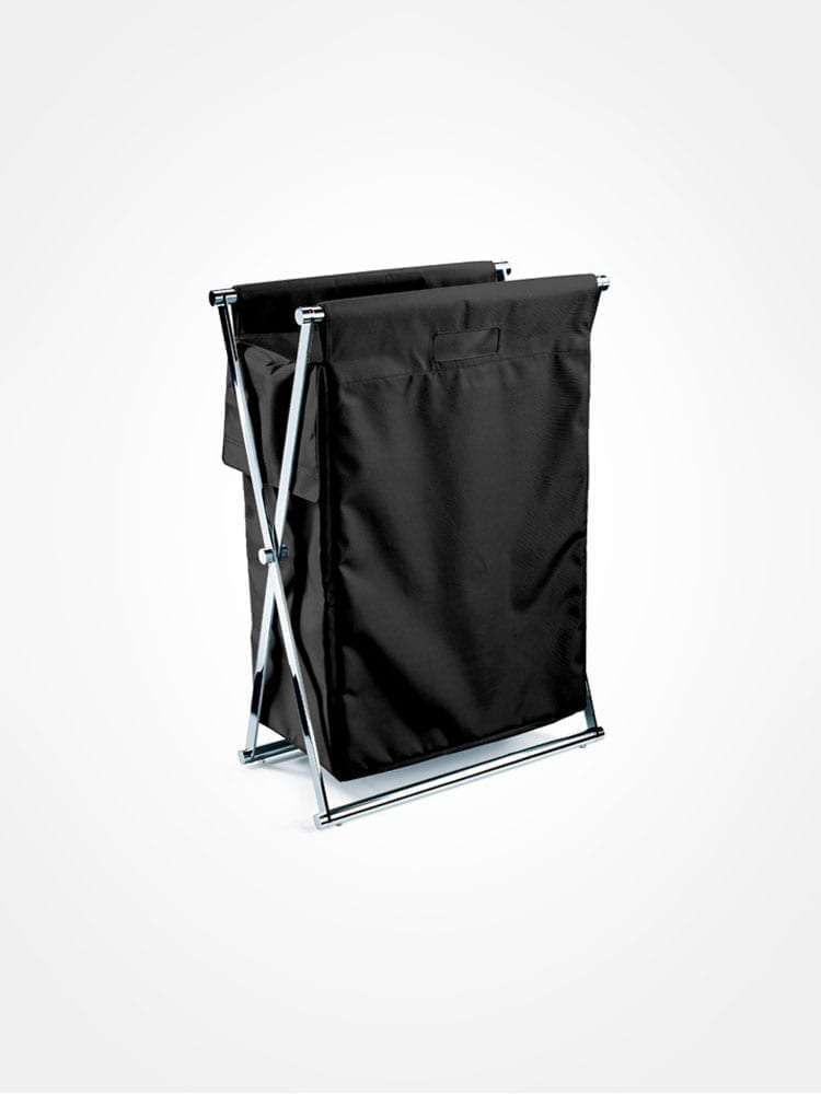 Black foldable laundry basket decor Walther