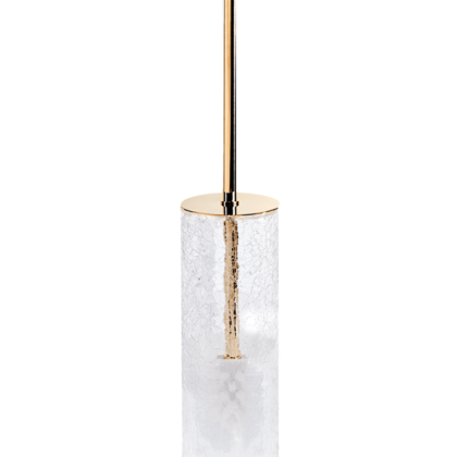 Gold and glass toilet brush decor Walther
